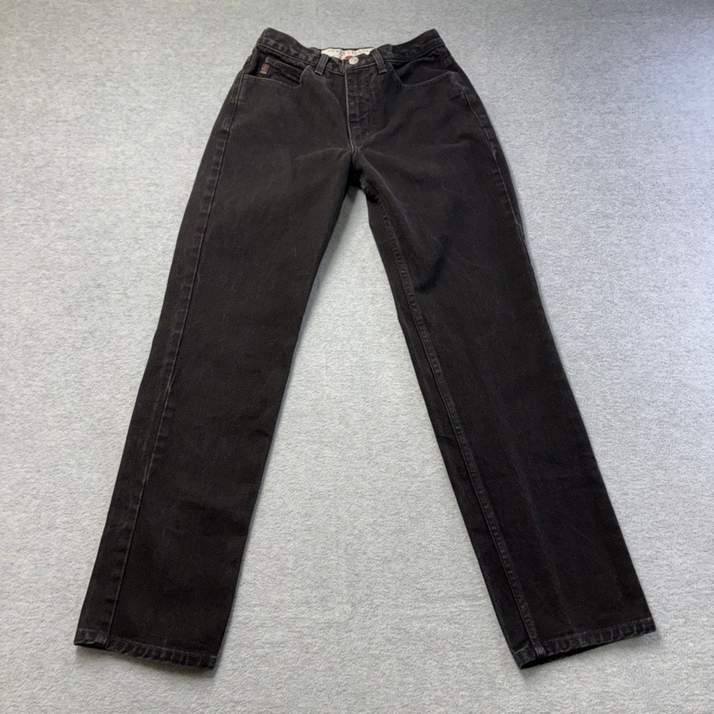 Vintage Guess Jeans Womens 28 Black Classic it Narrow Leg Mid Rise Denim